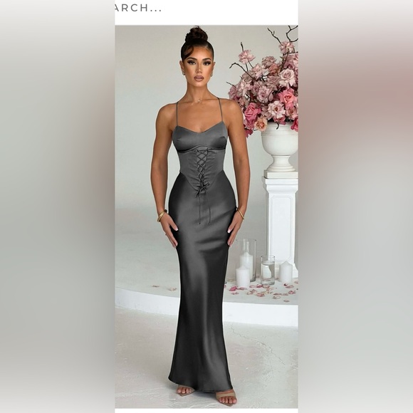 Babyboo Lillia Maxi Dress grey - Picture 4 of 5